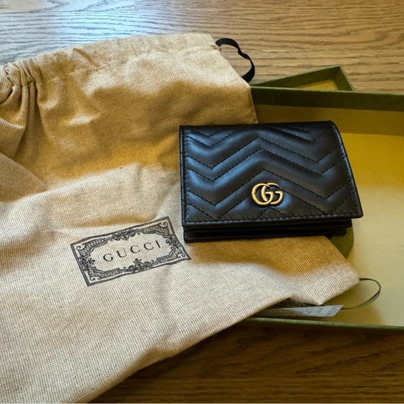 GG MARMONT CARD CASE WALLET - Picture 3 of 7